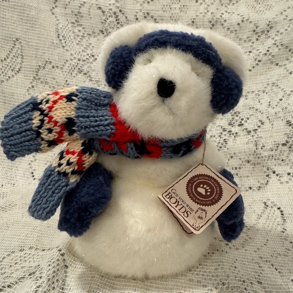 Boyds Bears Fritzle Farklefrost snowman with scarf 904028 8.5” with original tag